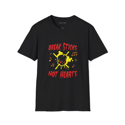Break Sticks Not Hearts Shirt