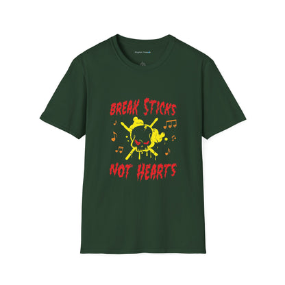 Break Sticks Not Hearts Shirt