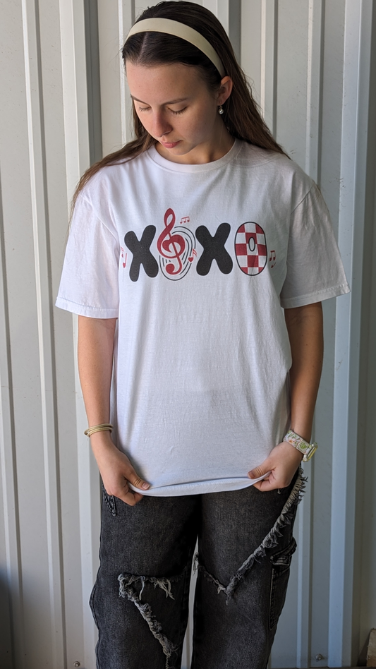 XOXO Valentines Music Shirt